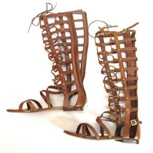Brown Gladiator Sandals